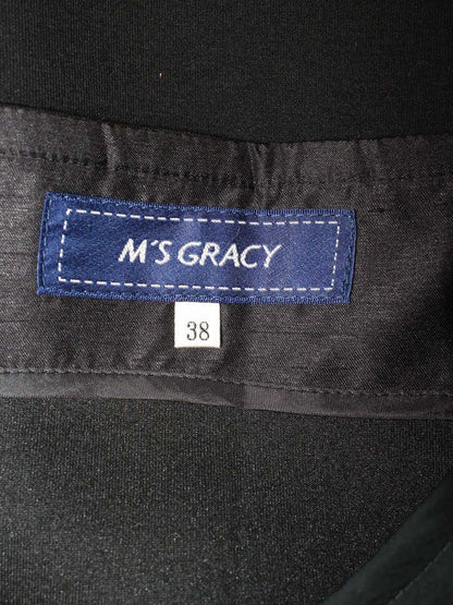 エムズグレイシー 911513 ジャンパースカート 38 ブラック ボンディング切替 IT61J0KBAGCY