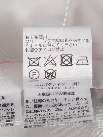 エムズグレイシー ゴブラン調プリントベスト 214501 36 ピンク フラワーモチーフ ITVDNL0OQR7V