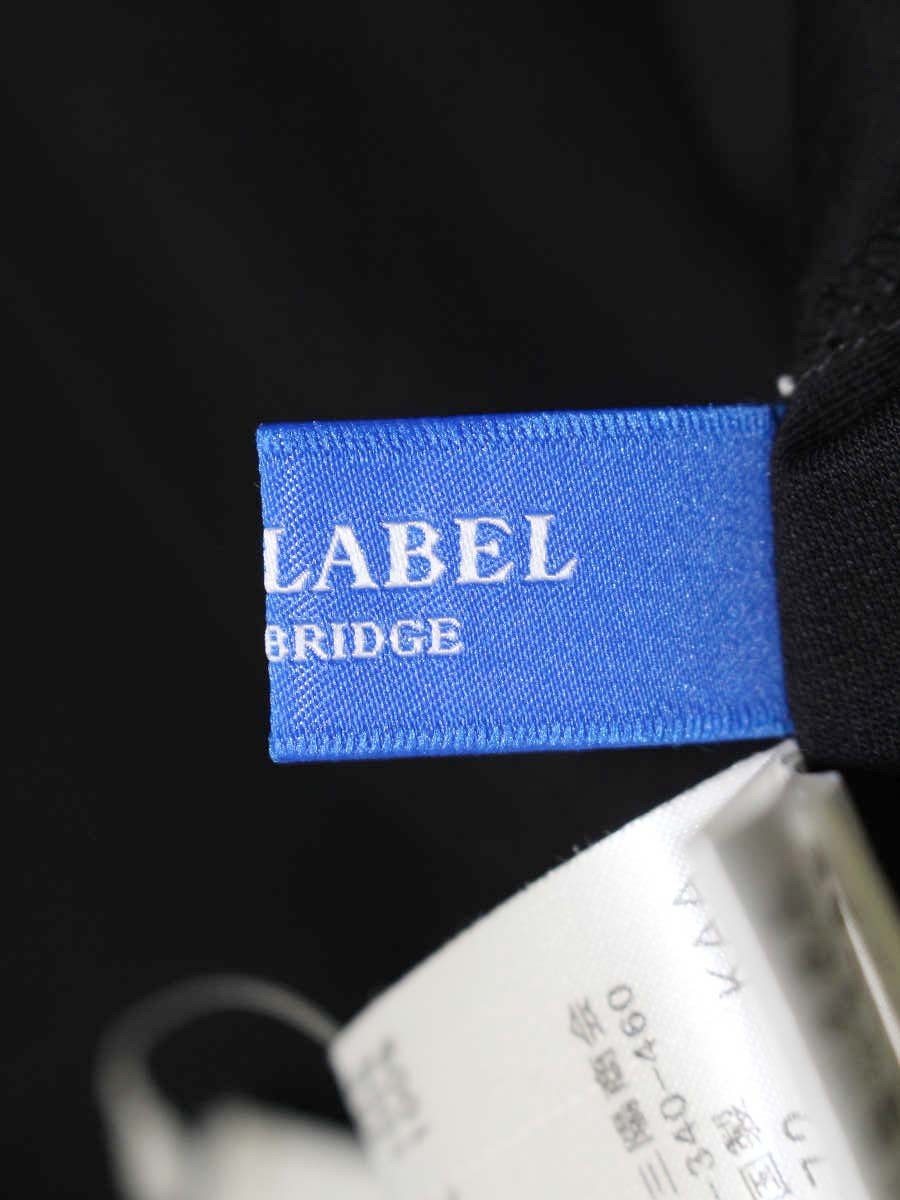 ブルーレーベルクレストブリッジ コンパクトクリアーポンチAラインワンピース 55J62-776-09 ワンピース 36 ブラック ITUNCD7UV2ZG