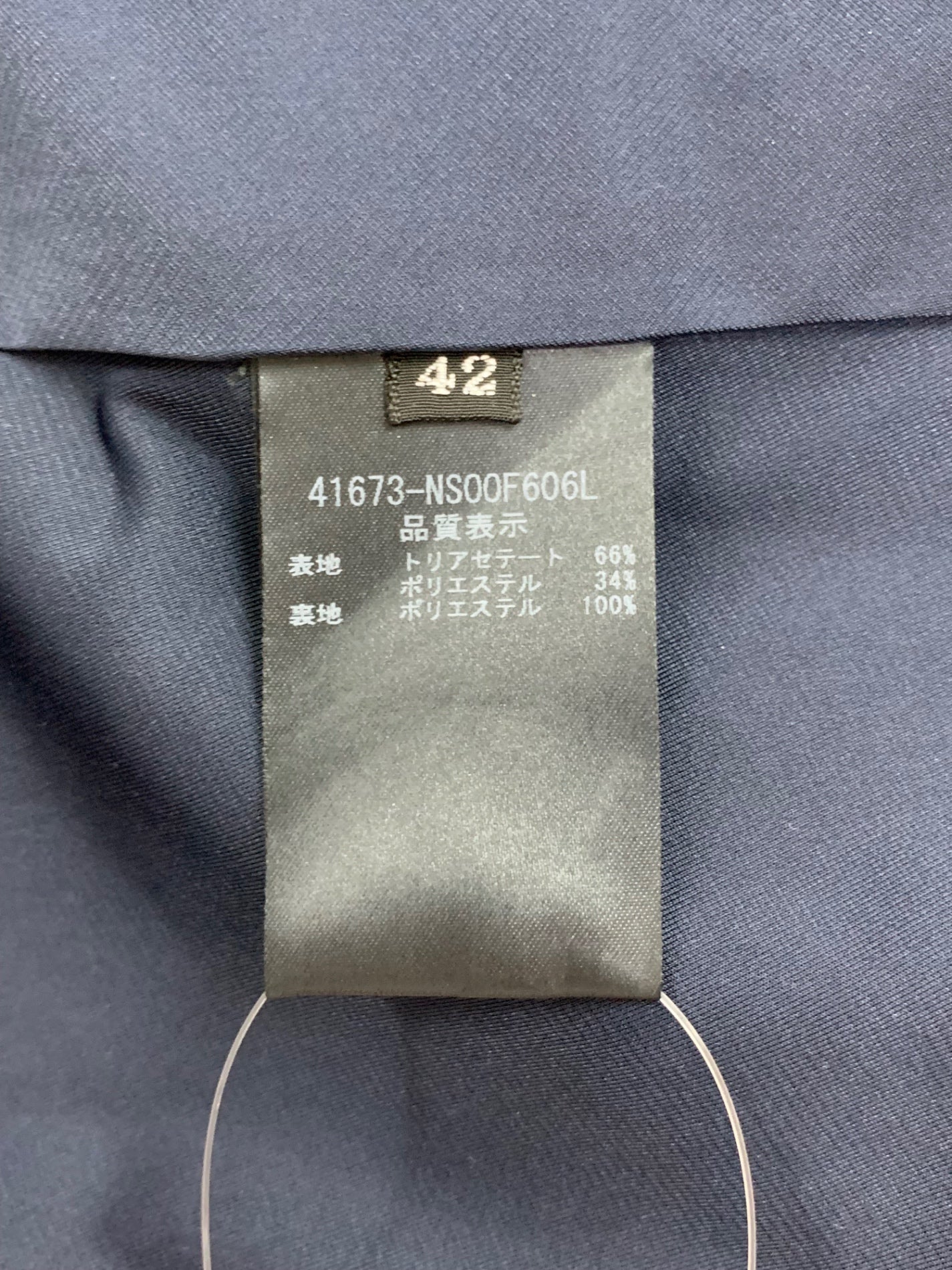 フォクシーニューヨーク Classic Foxey  41673 ワンピース 42 ネイビー ITSY4SP1PJNY