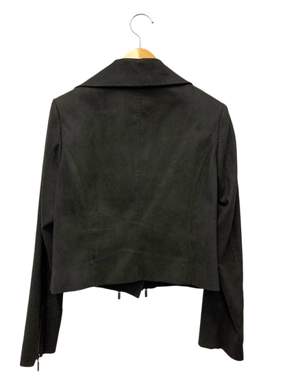フォクシーニューヨーク collection Suede Jacket 39211 ジャケット 40 ブラック ITPE8UF048SE