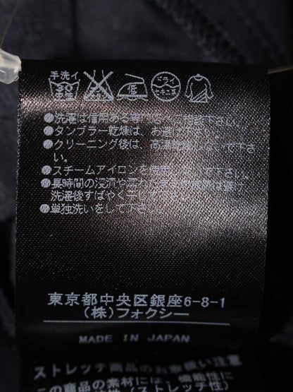 フォクシーニューヨーク 33708 ワンピース 38 ネイビー タキシードストレッチワンピース ITHQG5FS0EVK