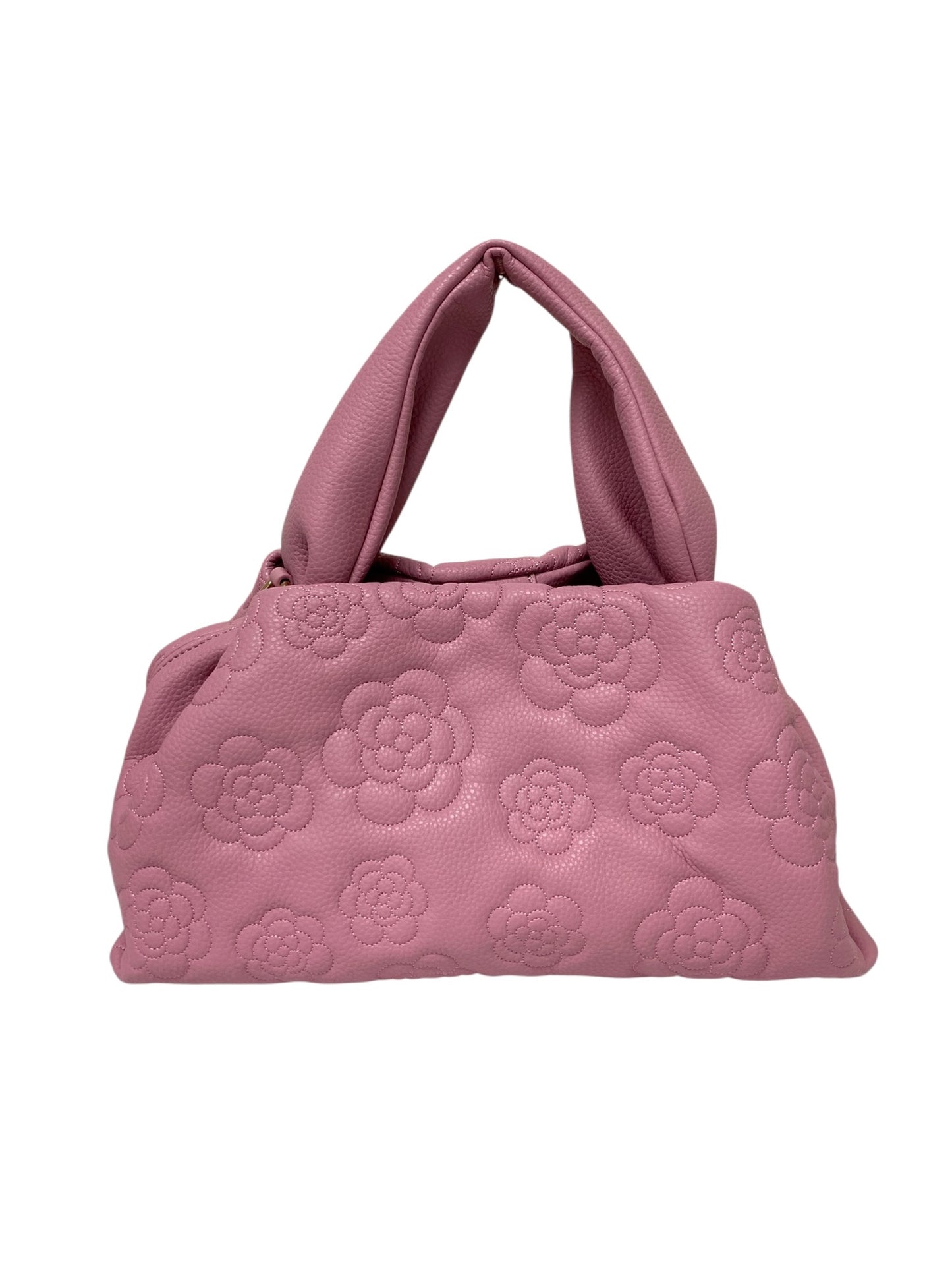 エムズグレイシー フラワー刺繍入りワンハンドルバッグ 494501 ピンク ITPIE19MXD7C