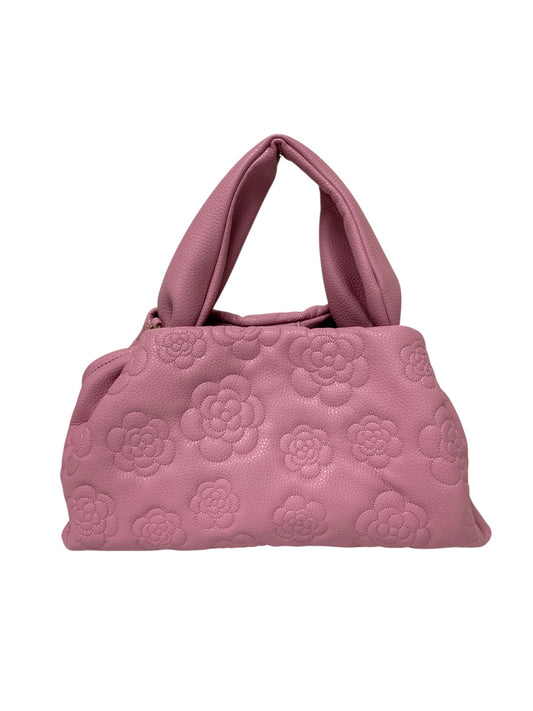 エムズグレイシー フラワー刺繍入りワンハンドルバッグ 494501 ピンク ITPIE19MXD7C