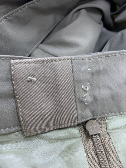 エムズグレイシー 117102 スカート 38 カーキ フレア ベルト付き IT3T1NEDTEG6