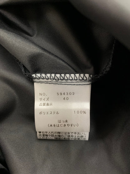 エムズグレイシー 594302 レインコート ブラック フリル フード ITSJ9YJSVS8E