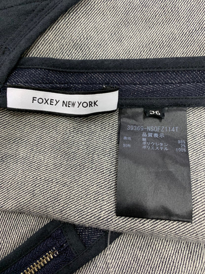 フォクシーニューヨーク ドレス インディゴ 39369 ワンピース 38 ネイビー ITHCSF4RYMRC