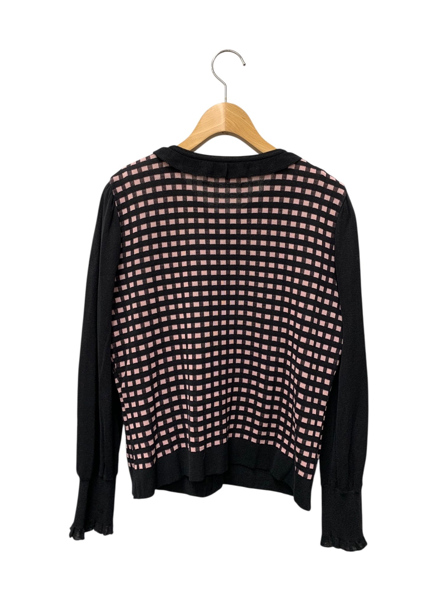 エムズグレイシー 218504 カーディガン 42 ブラック ニット | 中古