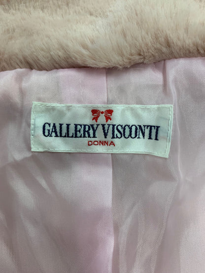 ギャラリービスコンティ 1383380 ファージャケット 2 ピンク ITT224R5BTUX