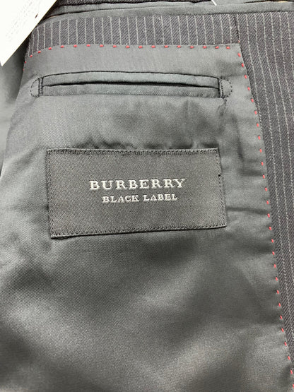 バーバリーブラックレーベル BM30-701-09 スーツ ブラック ストライプ シングル IT4ICHWK5OLS