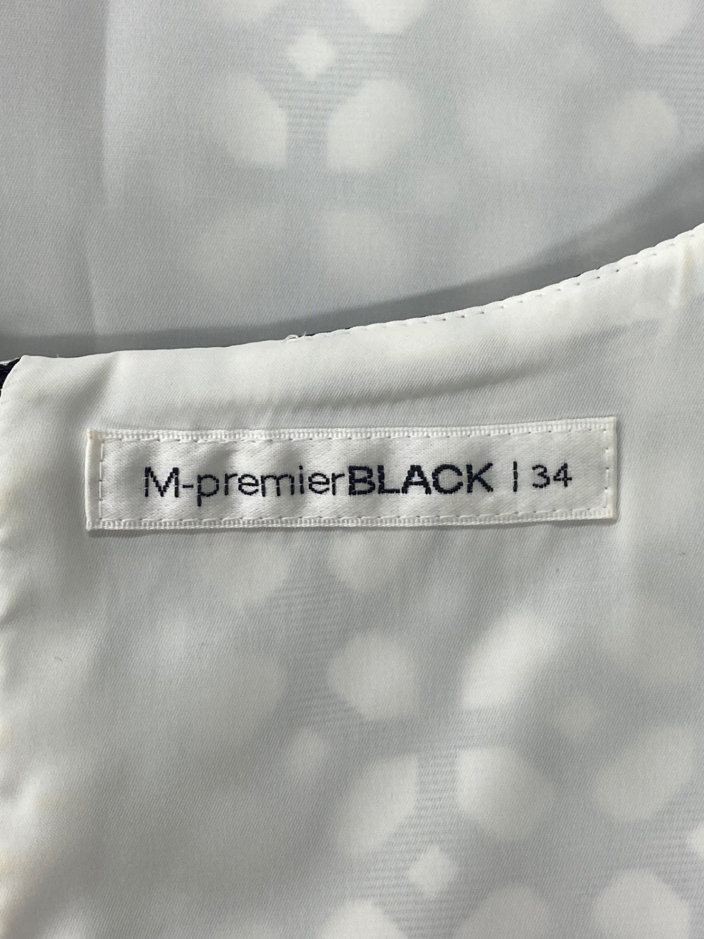 エムプルミエブラック ワンピース 34 ブラック 総柄 ITNTUG6X9EBK