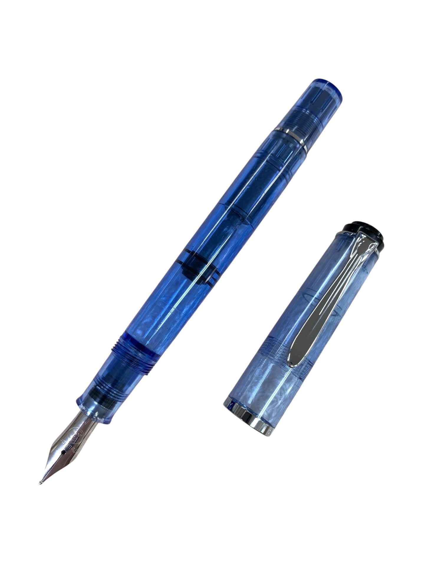 ペリカン 万年筆 M205 デモンストレーター ブルー M ITX8BQTPF020