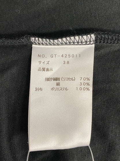 エムズグレイシー 425011 Tシャツ カットソー 38 ブラック フリル ITM1J0S35WVE
