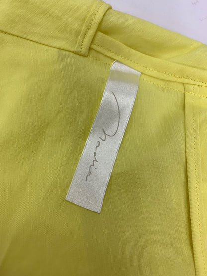 ナディア classic gown dress N0670 ワンピース F イエロー リネン混 23SS ITPBH87ZJDWU