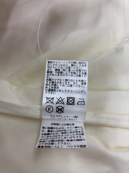 エムズグレイシー 815512 Tシャツ カットソー 38 ホワイト フリル ITXECEQ1RA6M