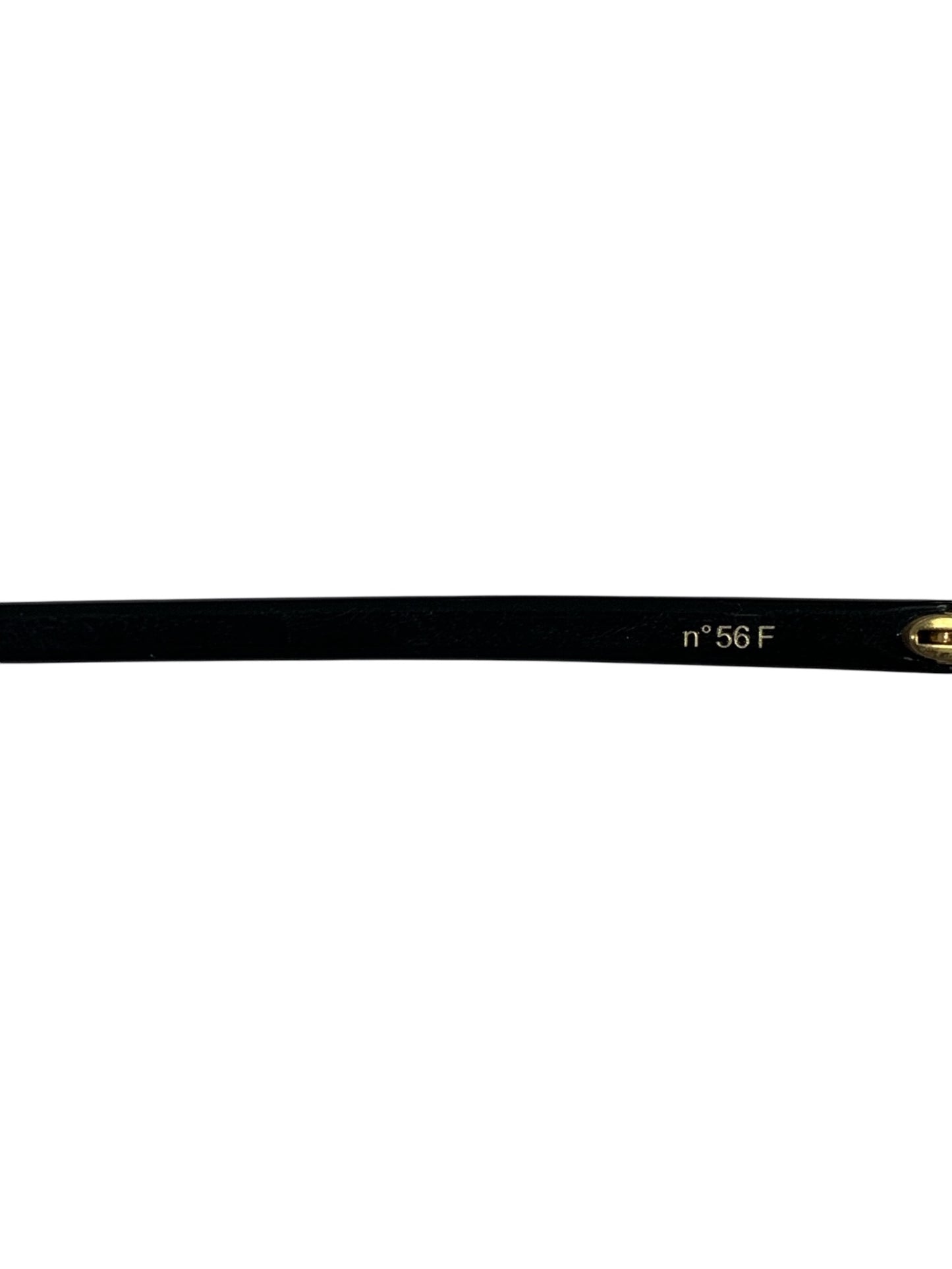 クリスチャンディオール MONTAIGNE n°56F メガネ ブラック スクエア ウェリントン セルフレーム アジアンフィット IT1I29DLLI0K