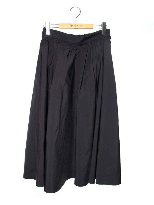 エムズグレイシー 317521 スカート 40 ブラック タックフレア ITJQ93I3NU7I