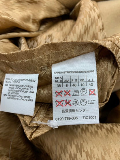 マックスマーラ コート 42 キャメル カシミヤ混 白タグ 50周年限定 ロゴボタン付 ダブルブレスト ITUPF0MUP8VM 【SALE】
