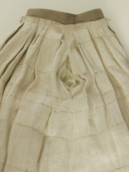 フォクシーブティック Skirt 39555 スカート 40 ベージュ SP品 ITRK3BI0TFQF