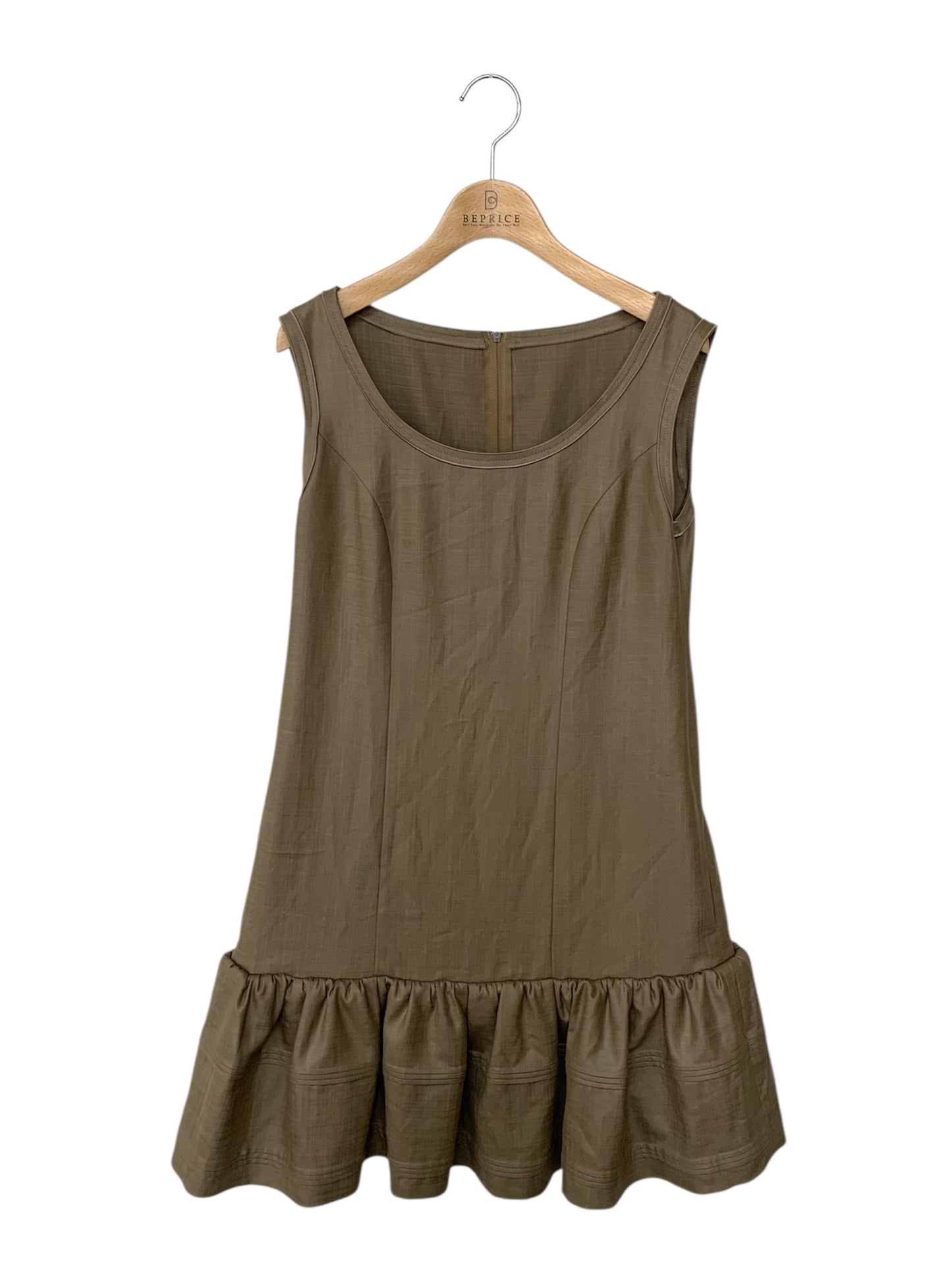 フォクシーニューヨーク リネンホイップ 31924 ワンピース 38 ブラウン ITXLZIOR576M