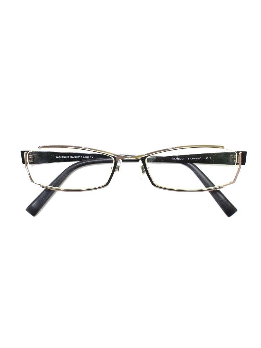 キャサリンハムネット 9019 メガネ ブロンズ メタルフレーム フルリム スクエア ITAFPNN4L9CM