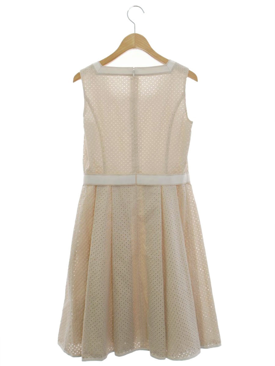ハロッズ 14108381 ワンピース 1 ピンクベージュ カットワーク IT7MOD4M719L