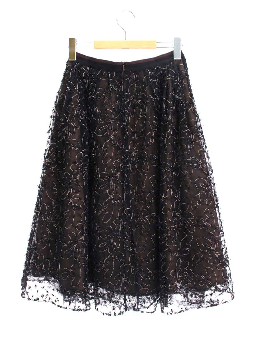 フォクシーブティック 39683 スカート 38 ブラック 39683 Skirt Manoir IT6T9B39EJVO