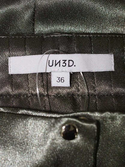 アンスリード 521730700501 パンツ 36 カーキグリーン サテン ITOPOU1ZK6FW