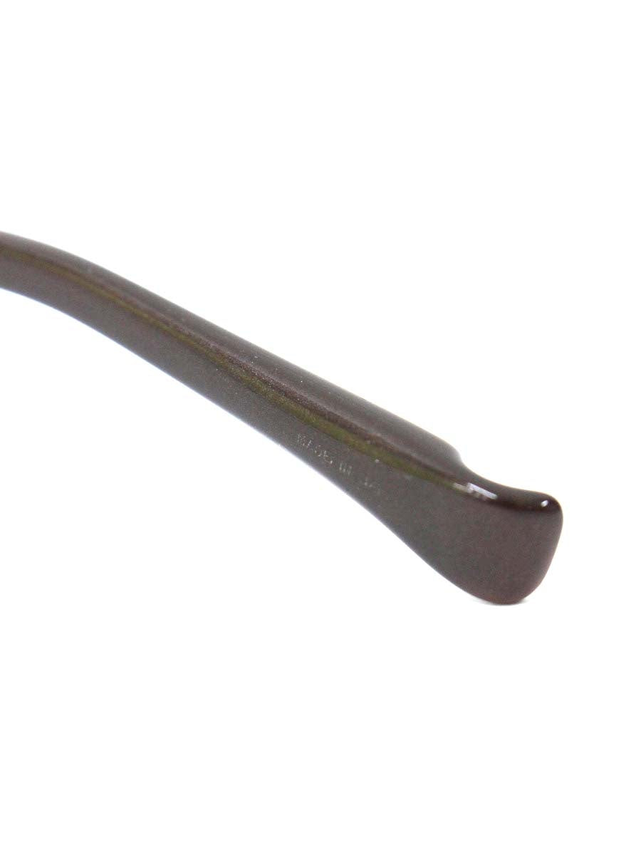 フォーナインズ O-30T メガネ ゴールド/ブラウン メタル ハーフリム スクエア ITSI4Q3FGLQ0