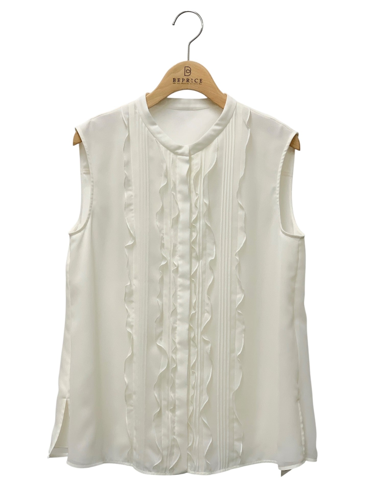 フォクシーブティック Ruffle Top ラッフル 44684 ブラウス 40 ホワイト ITGJ4CY8FNBW