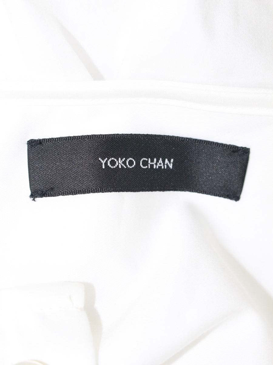 ヨーコチャン YCB-523-348 シャツ F ホワイト ブラウス コットン ITIQHMCZXTTK