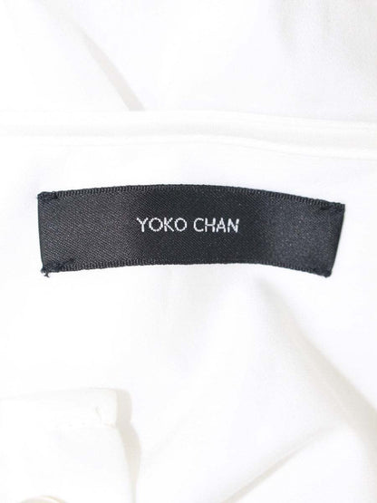 ヨーコチャン YCB-523-348 シャツ F ホワイト ブラウス コットン ITIQHMCZXTTK