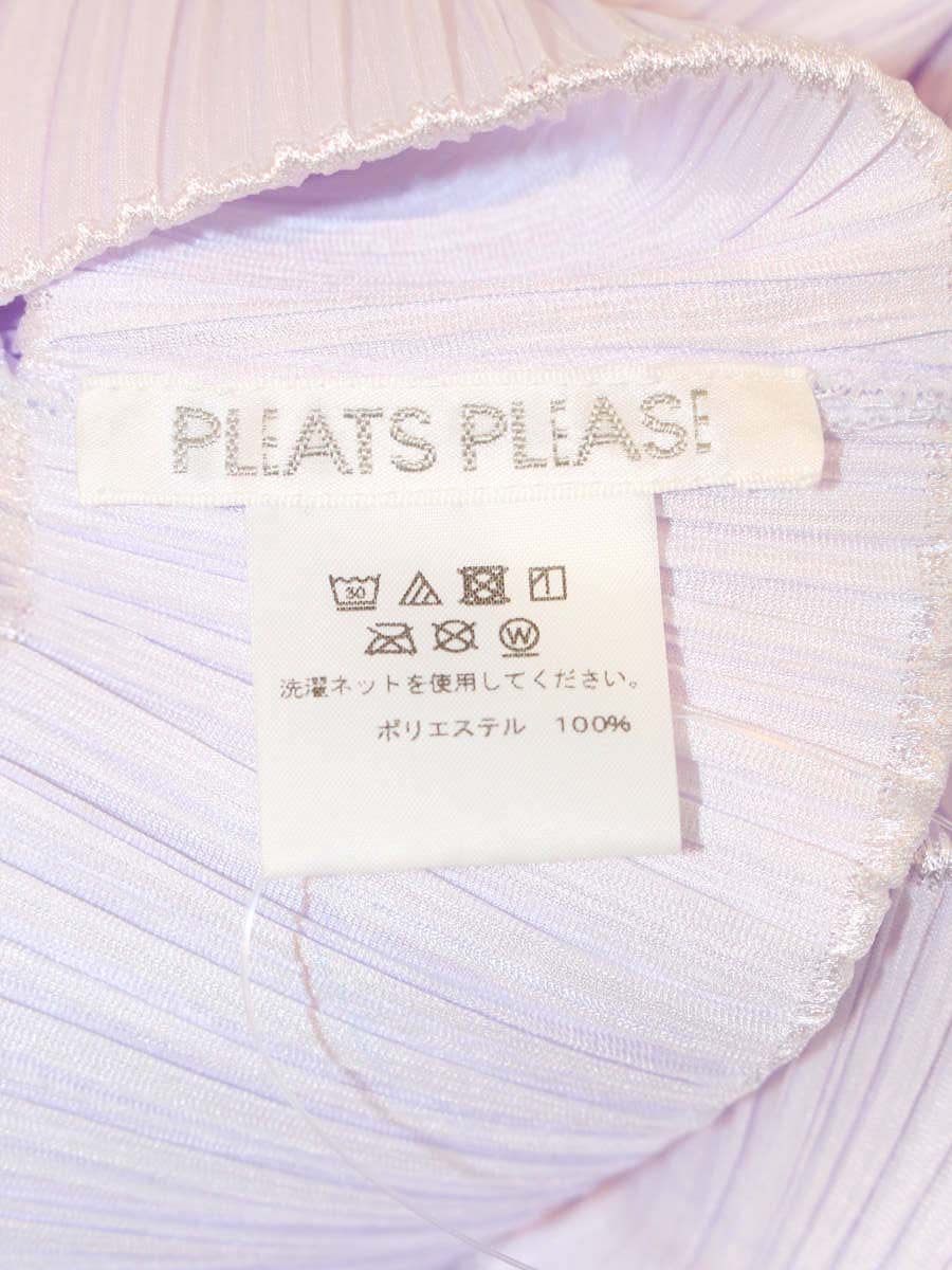 プリーツプリーズイッセイミヤケ PP91-JK632 トップス 4 パープル ノースリーブ ITAXW615FGPI
