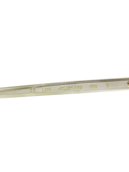 クレイトンフランクリン 595 LGS メガネ クリアカーキ コンビフレーム フルリム ボストンシェイプ IT038PAT7544