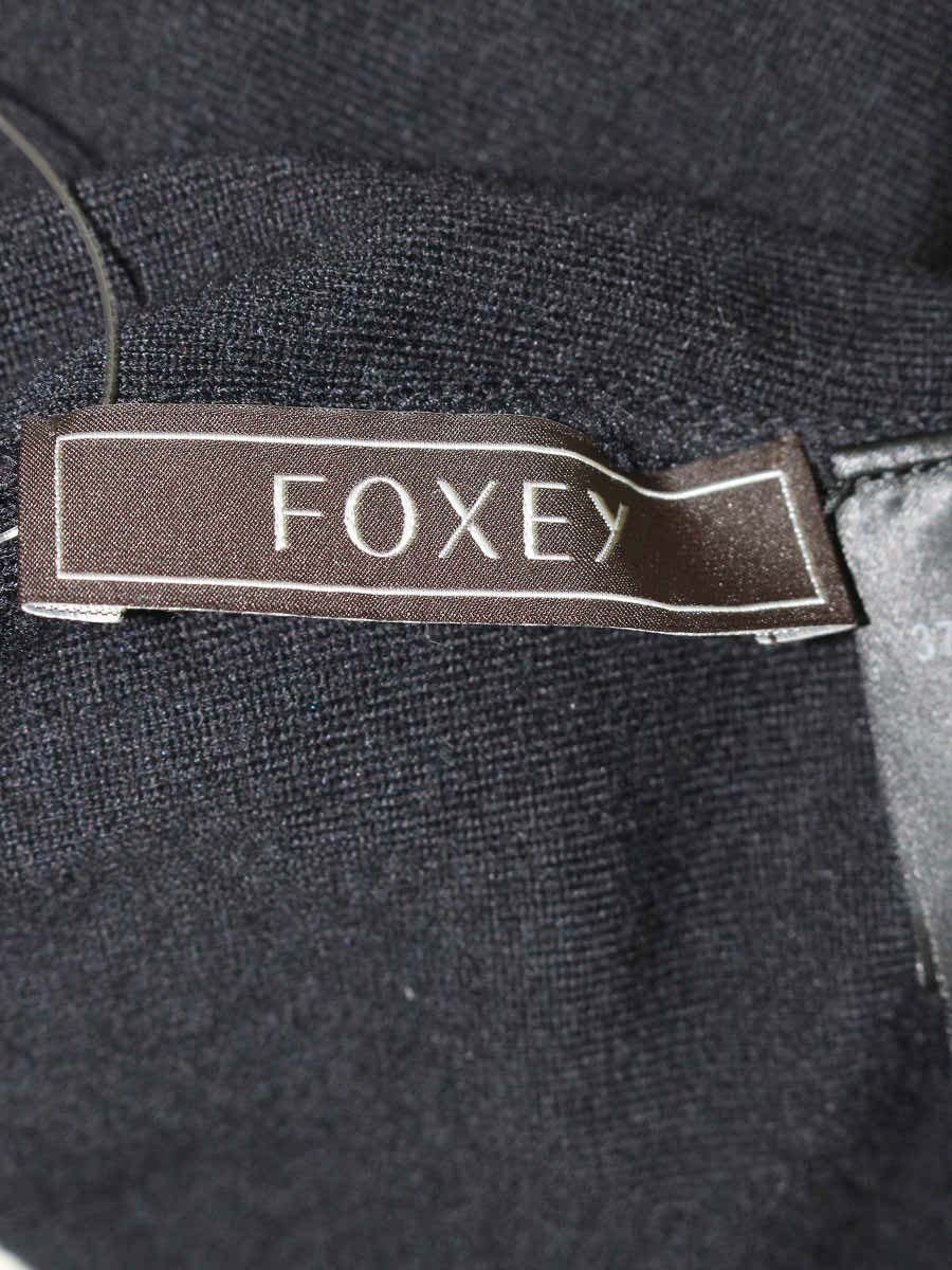 フォクシーブティック 37148 カーディガン 38 ネイビー ニット ITBB4H1HGH4D