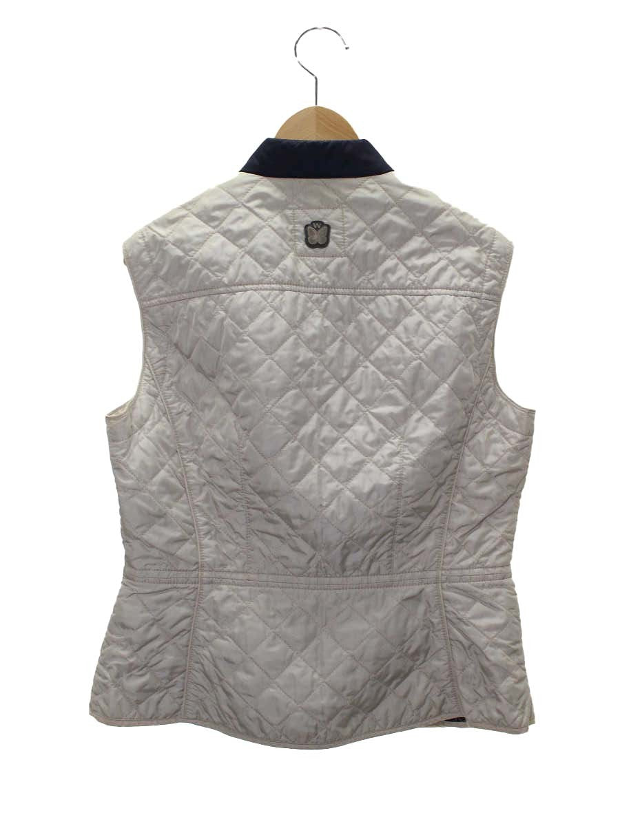 ウィークエンドマックスマーラ 51510117 ジップアップベスト 38 ベージュ キルティング IT6W20CM3W1C