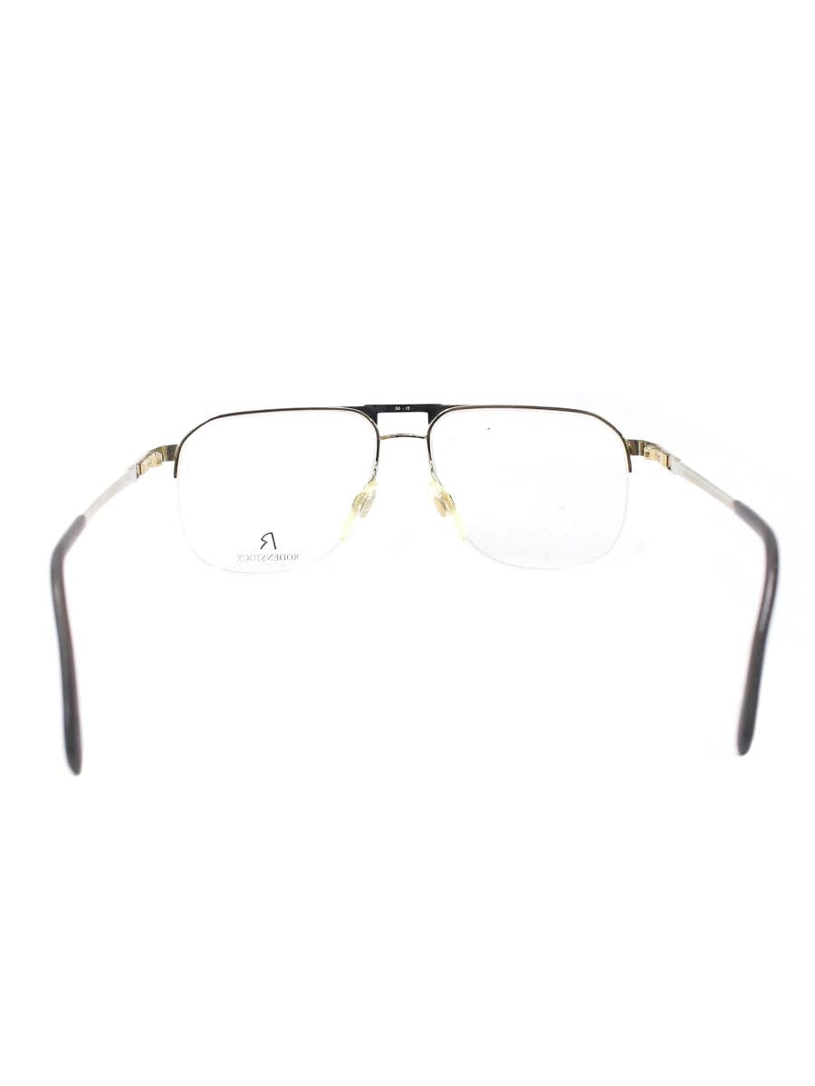 ローデンストック 807 メガネ ゴールド メタルフレーム ハーフリム IT1PCF1JY9U0