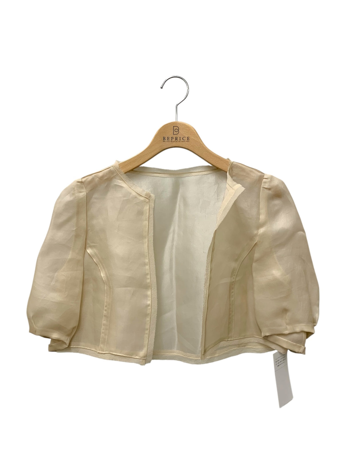 フォクシーブティック Cardigan Dress Veil 30943 ボレロ 38 ベージュ IT3RVX0TYDFC