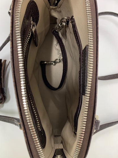 フォクシーブティック マカロンバッグ ショルダーバッグ ブラウン タッセル付き ITA4LRUTOB8S