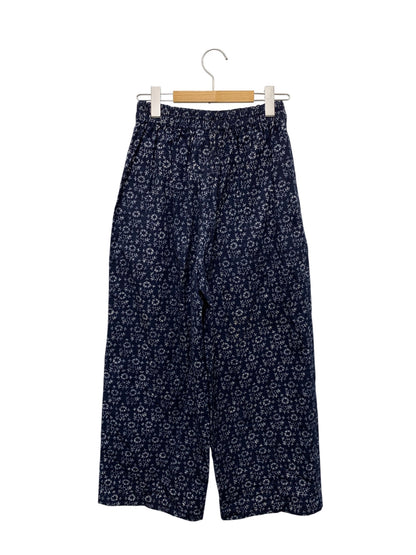 コムデギャルソン robe de chambre RV-080150 パンツ ネイビー 小花柄 フェルト生地 ITG0OWGUPNE6 【SALE】
