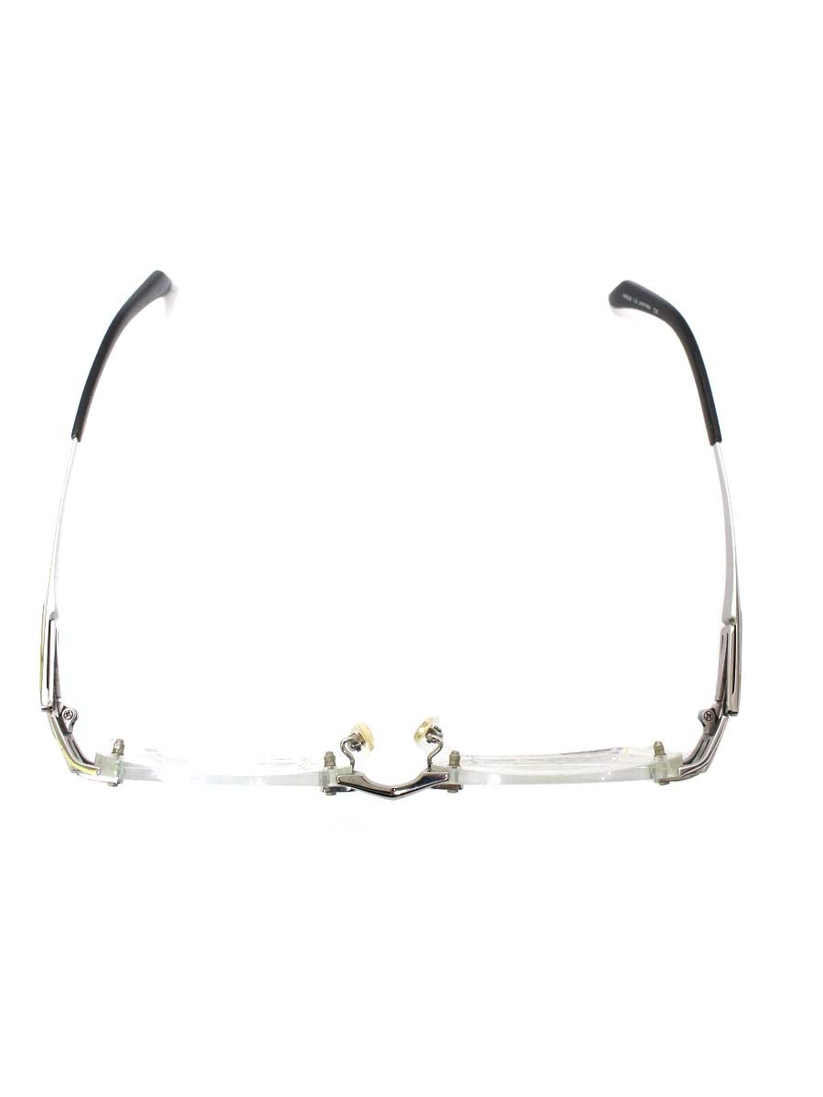 マサキマツシマ MF-1266 メガネ シルバー コンビフレーム リムレス（フチなし）スクエア ITOO1HWPVLO4