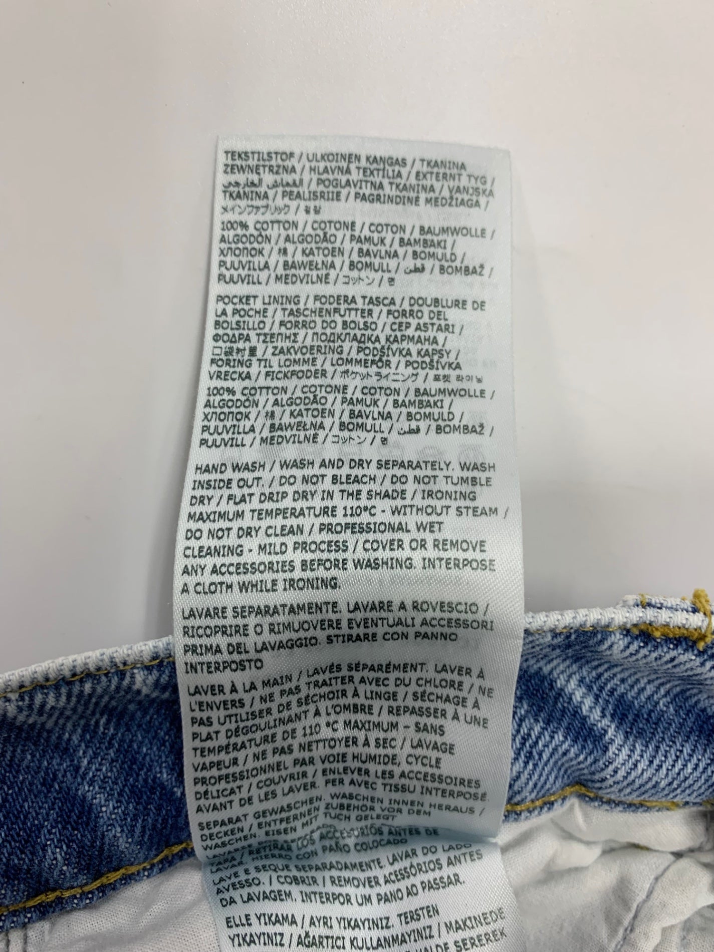 メゾンマルジェラ デニムジーンズ スラッシュディテール S51LA0051S30513 36 ブルー ITMEOGOZ9KGK 【SALE】