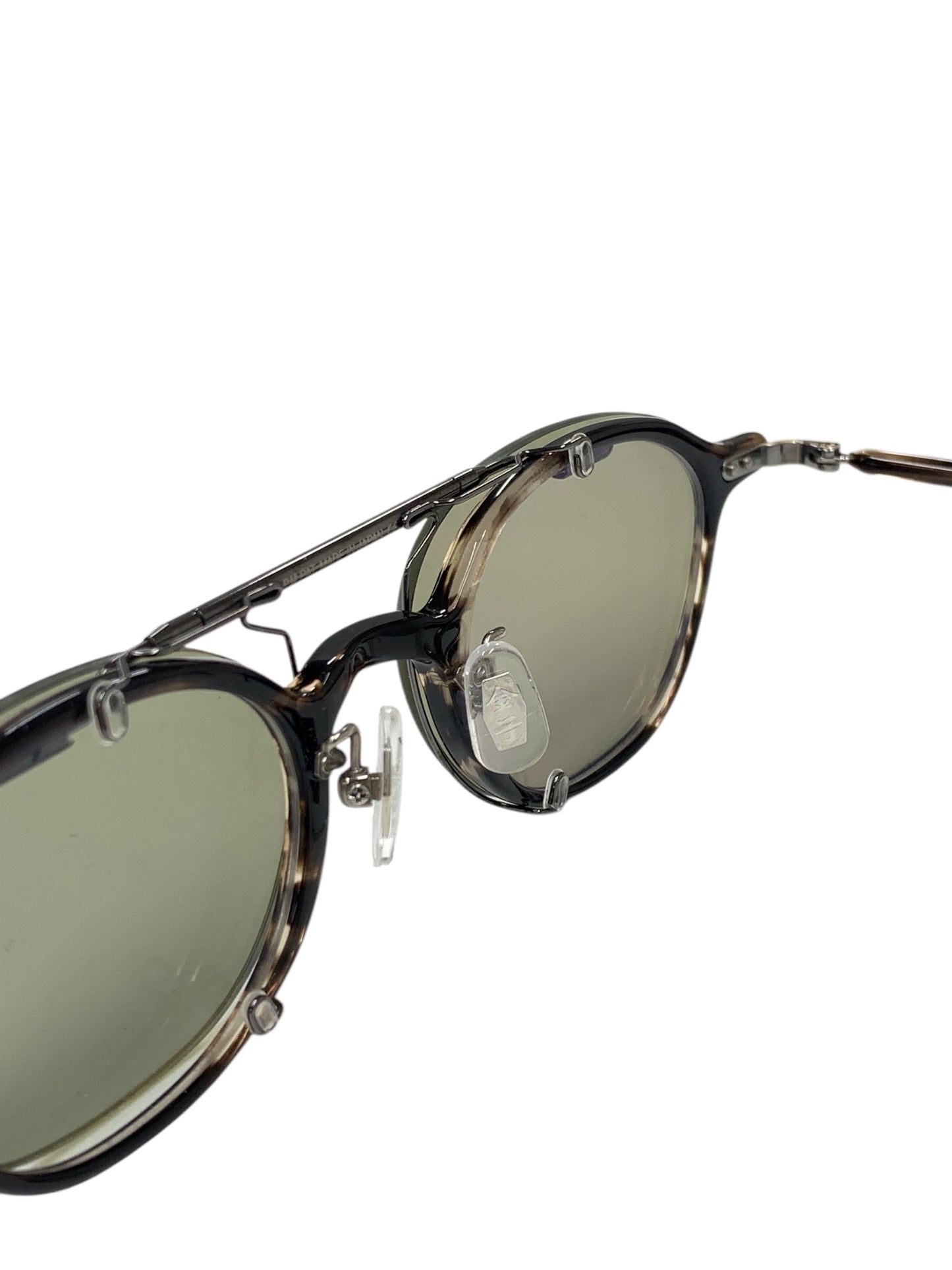 金子眼鏡 メガネ ブラウン セルフレーム ボストン クリップオンサングラス付き べっ甲柄 ITVEPEUROV4S