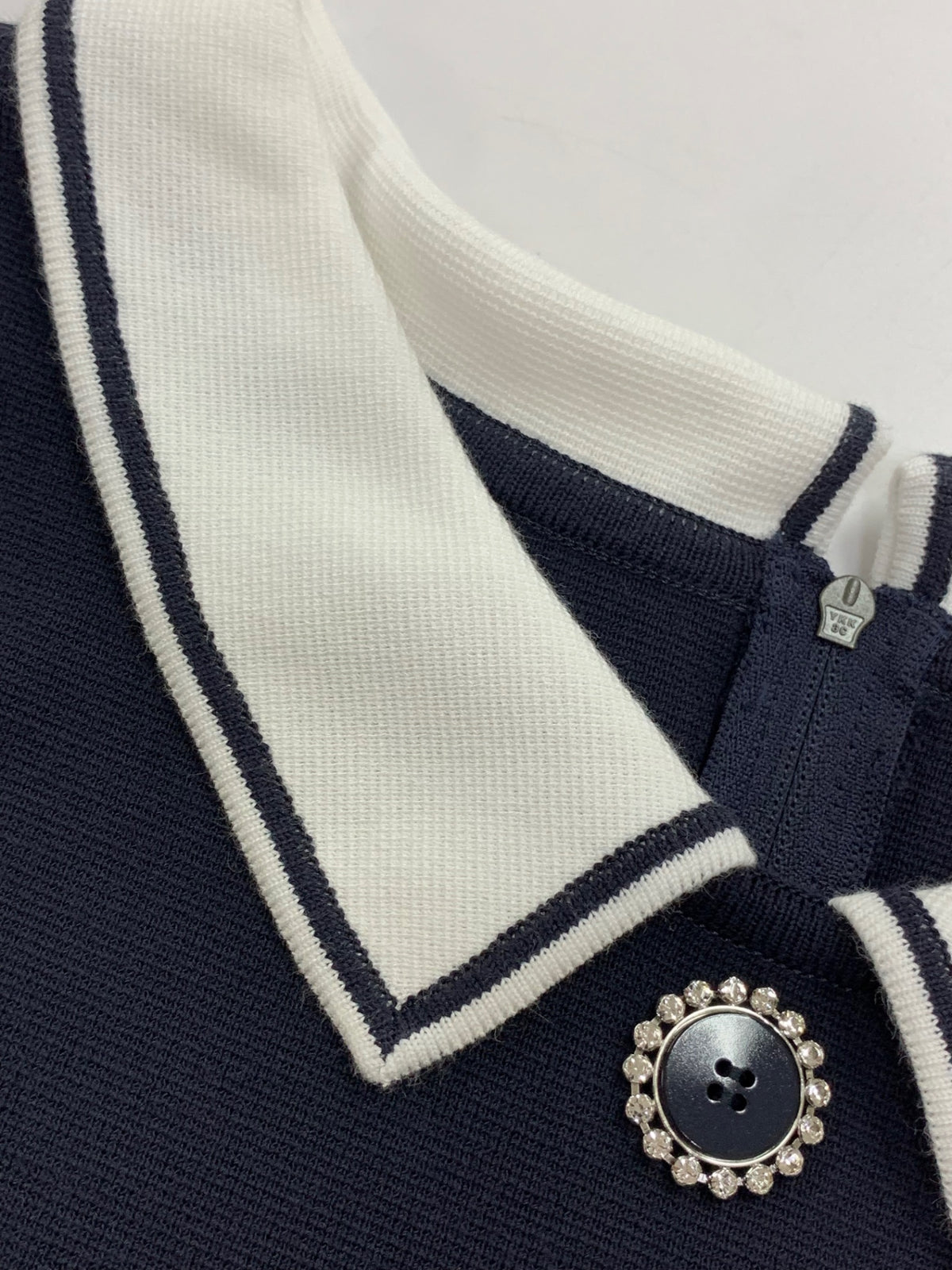 フォクシーブティック Twiggy Knit Dress ツィギー 39946 ワンピース 38 ネイビー 2026年増産品 IT3EGL9V8BYG