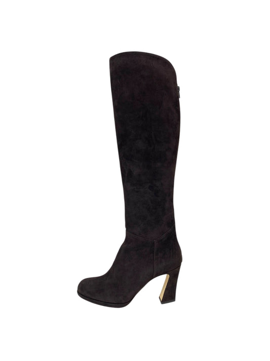 フォクシーブティック 2137 ロングブーツ 37 ブラウン スエード ITZ12QQ9AB3E