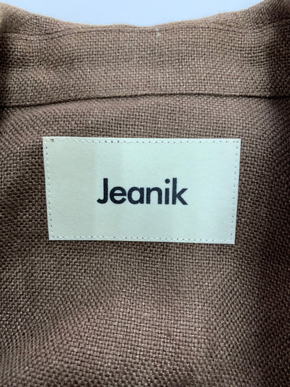 ジーニック Coverall  JEANIK0113LNN ジャケット Ｓ ブラウン リネン ITSF3Z1C45IO 【SALE】
