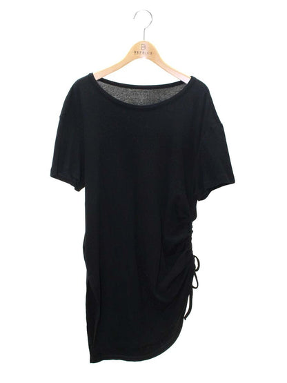 ヨウジヤマモト FS-T20-071 カットソー 2 ブラック Uネック ドローコード ITZZLF3SKXWU 【SALE】