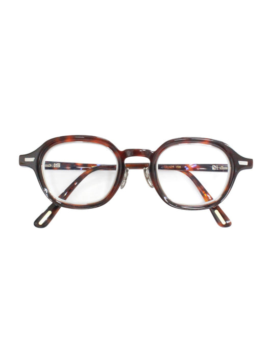 ユウイチトヤマ 5 BEACON col.03 メガネ ブラウン セルフレーム フルリム ウェリントン IT2LQBVCY584