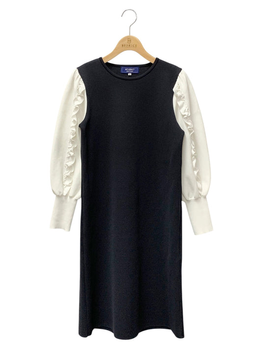 エムズグレイシー 318520 ワンピース 38 ブラック フリル ニット ITU8A970ORP2