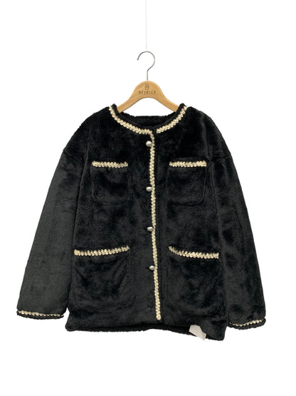 エムズグレイシー 396508 コート F ブラック エコファー ITSMV78MZLAW